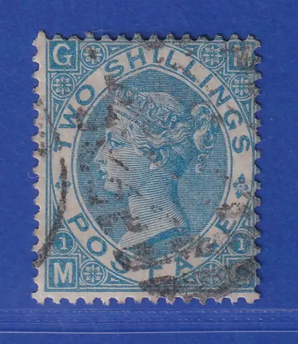 Großbritannien 1867 Queen Victoria 2 Sh  Mi.-Nr. 34 gestempelt