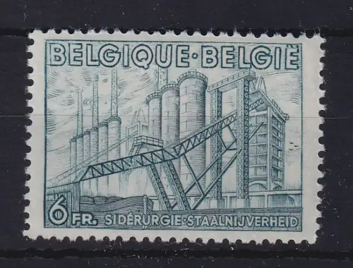 Belgien 1948 Exportförderung Stahlwerk  Mi.-Nr. 814 postfrisch **