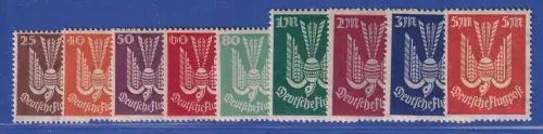 Dt. Reich 1922 Flugpost Holztaube Mi.-Nr. 210-218  Satz 9 Werte **