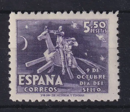 Spanien 1947 Don Quixote und Sancho Panza Mi.-Nr. 947 postfrisch **