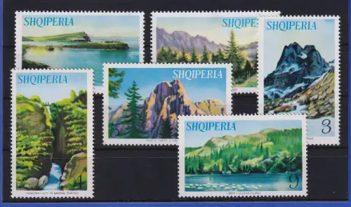 Albanien 1965 Schönes Albanien Landschaften Mi.-Nr. 926-931 postfrisch **