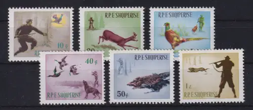 Albanien 1965 Jagdszenen Mi.-Nr. 982-987 postfrisch **