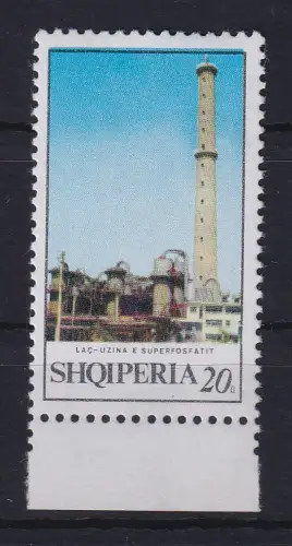 Albanien 1970 Industrieanlage Mi.-Nr. C 1460 postfrisch **