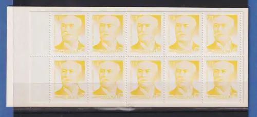 Chile 1988 Juan Luis Santfuentes Mi.-Nr. 1223 10x im Markenheftchen **/ MNH 