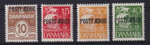 Dänemark 1927/30 Postfähre-Marken Mi.-Nr. 11-14 ungebraucht *