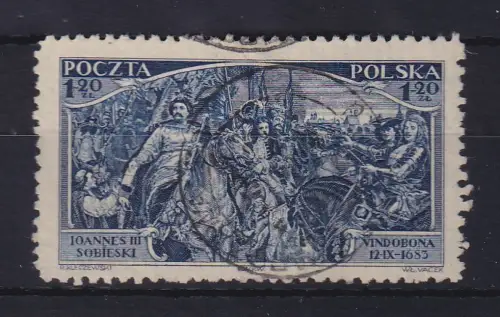 Polen 1933 Befreiung von Wien Mi.-Nr. 283 gestempelt