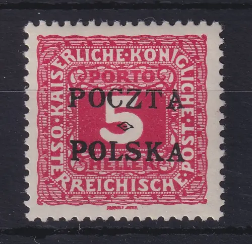 Polen 1919 Portomarke Mi.-Nr. 1 ungebraucht *