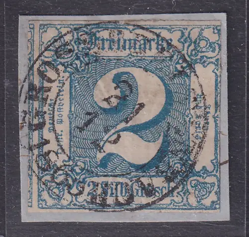 Altdeutschland Thurn und Taxis Mi.-Nr. 30 mit Zweikreis-Ortsstempel 