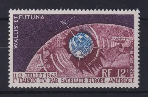 Wallis et Futuna 1962 Satellit Telstar Mi.-Nr. 201 postfrisch **