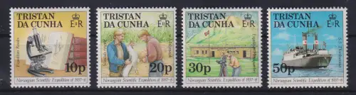 Tristan da Cunha 1987 Expeditionen Mi.-Nr. 429-32 ** / MNH