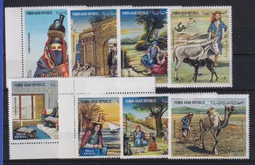 Jemen Arab. Republik  Trachten und Traditionen Mi.-Nr. 1777-1784 postfrisch **
