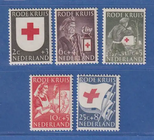 Niederlande 1953 Rotes Kreuz Mi.-Nr. 615-619 Satz kpl.  ** / MNH