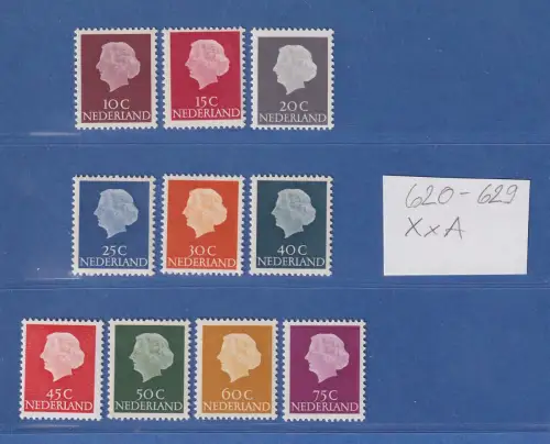 Niederlande 1953 Freimarken Juliana fl. Mi.-Nr. 620-629 x Satz kpl.  ** / MNH