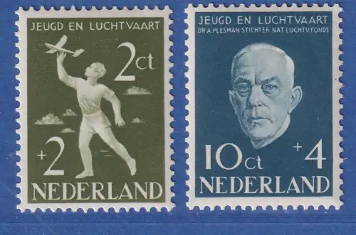 Niederlande 1954 Jugend und Luftfahrt Mi.-Nr. 644-645 ** / MNH
