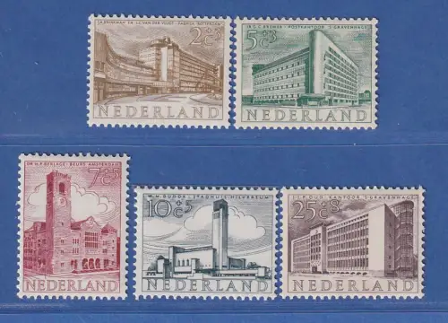 Niederlande 1955 Sommermarken Architektur Mi.-Nr. 655-659 Satz kpl. ** / MNH