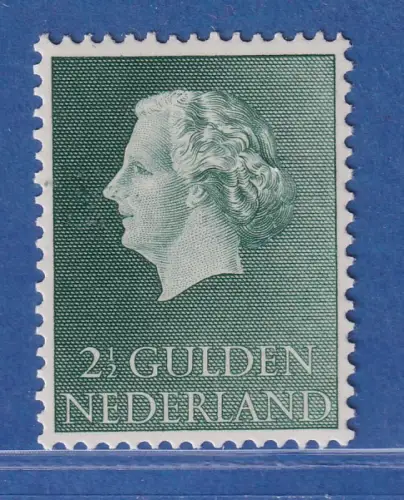 Niederlande 1955 Freimarke Juliana 2 1/2 Gulden Mi.-Nr. 661 ** / MNH