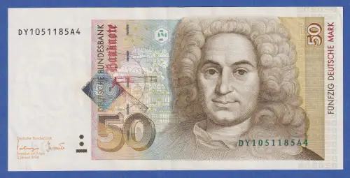 Banknote Bundesrepublik 50 DEUTSCHE MARK Neumann Serie 1996 fast bankfrisch