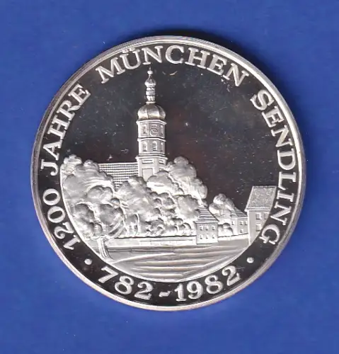 Silbermedaille 2000 Jahre München-Sendling 14,8g/Ag1000 PP