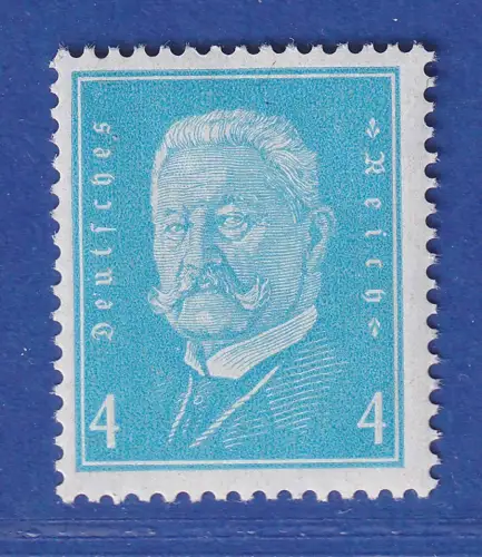 Dt. Reich 1931 Reichspräsident Hindenburg Ergänzungswert 4Pfg Mi.-Nr. 454 **