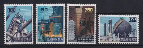 China Taiwan 1961 Ingenieur-Institut Mi.-Nr. 427-430 Satz 4 Werte kpl. ** 