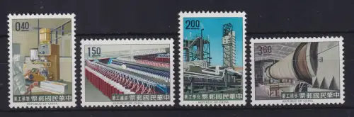 China Taiwan 1964 Industrie Mi.-Nr. 551-554 Satz 4 Werte kpl. **
