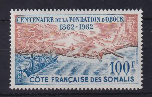 Französische Somaliküste 1962 Stadtjubiläum Obock Mi.-Nr. 335 postfrisch **