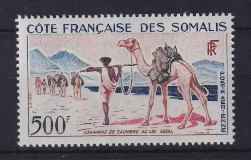 Französische Somaliküste 1962 Kamele Karawane Mi.-Nr. 334 postfrisch **