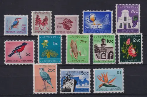 Südafrika 1961 Landesmotive Mi.-Nr. 287-299 postfrisch **