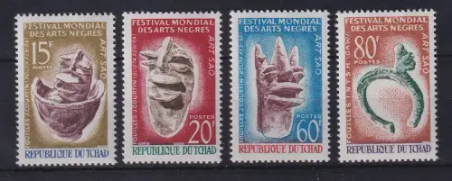 Tschad 1966 Kunst der Sao-Kultur Mi.-Nr. 149-152 postfrisch **