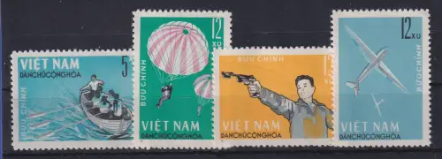 Vietnam 1964 Sportspiele zur Wehrertüchtigung Mi.-Nr. 330-333 (*)