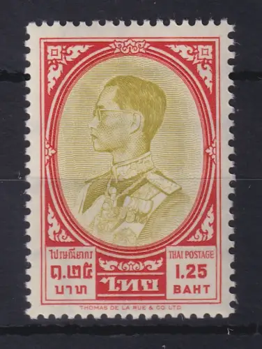 Thailand 1965 König Bhumibol Aduljadeh 1,25 Baht Mi.-Nr. 366 postfrisch **