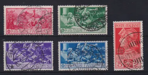 Italien 1930 Francesco Ferrucci Mi.-Nr. 337-341 gestempelt