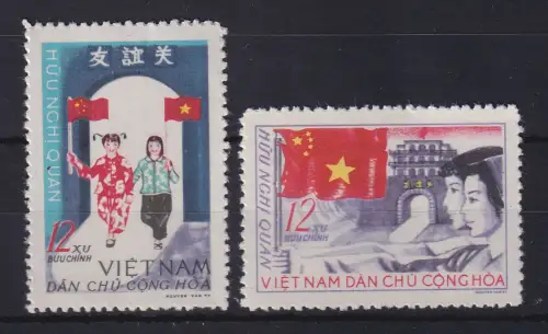 Vietnam 1965 Freundschaft Vietnam-China Mi.-Nr. 399-400 (*)