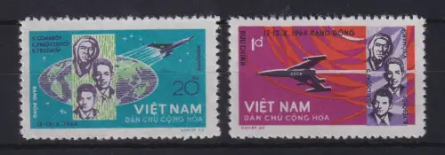 Vietnam 1965 Raumschiff Woschod Mi.-Nr. 359-360 (*)