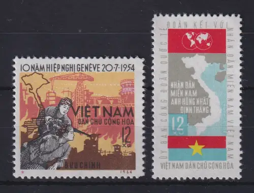 Vietnam 1965 Genfer Abkommen Mi.-Nr. 325-326 (*)