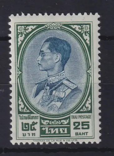 Thailand 1961 König Bhumibol Aduljadeh 25 Baht Mi.-Nr. 373 postfrisch **