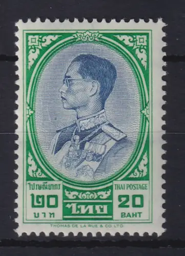 Thailand 1961 König Bhumibol Aduljadeh 20 Baht Mi.-Nr. 372 postfrisch **
