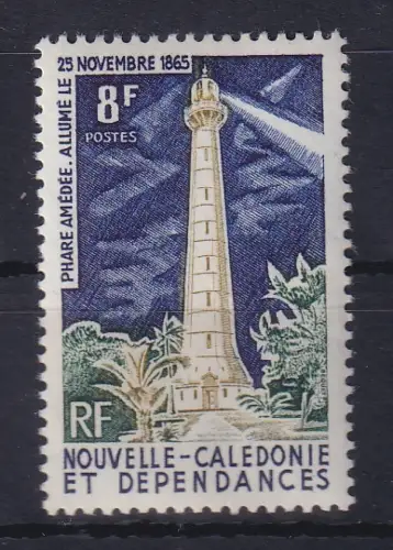 Neukaledonien 1965 Leuchtturm Phare Amédée Mi.-Nr. 414 postfrisch **