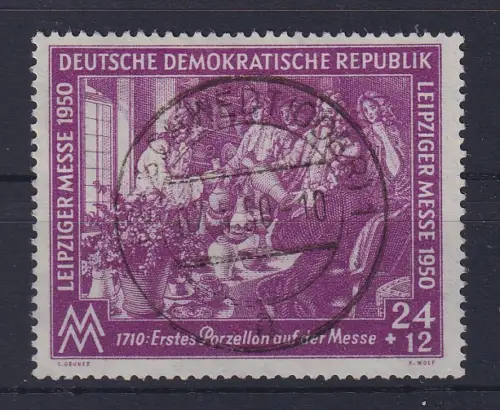DDR 1950 Leipziger Messe Mi.-Nr. 248 O SCHWEDT gpr. PAUL BPP
