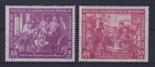 DDR 1950 Leipziger Messe Mi.-Nr. 248-249 postfrisch **
