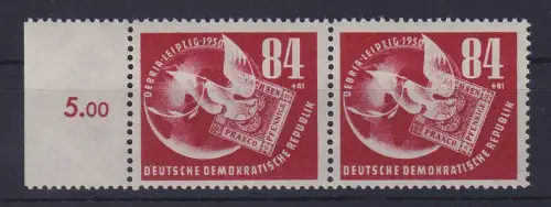 DDR 1950 DEBRIA Leipzig Mi.-Nr. 260 Seitenrandpaar postfrisch **