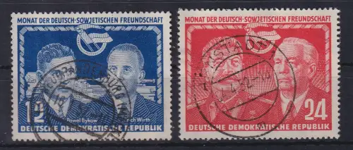 DDR 1951 Dt.-Sowjetische Freundschaft Mi.-Nr. 296-297 gestempelt 