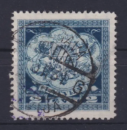 Lettland Freimarke 2 Lat Mi.-Nr. 176 gestempelt 