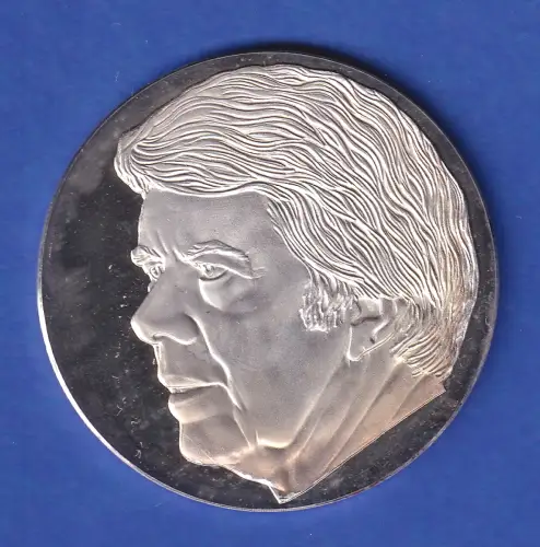 Seltene Silbermedaille US-Präsident Jimmy Carter 1977