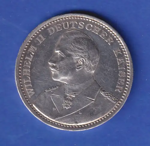 Silbermedaille Eröffnung Nord-Ostsee-Kanal 1895 Segensmünze 19grAg