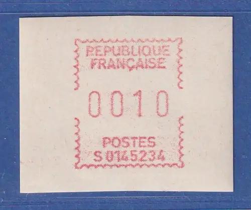 Frankreich Frama-ATM S01 45234 Einzelwert 010 CAMP-Papier **