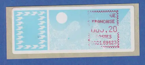 Frankreich ATM Taube C001.69123 Lyon RP TEILDRUCK ohne Zdr. 003,20 **