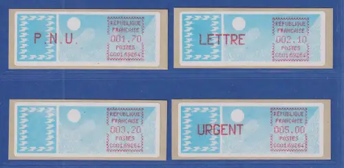 Frankreich ATM Taube C001.69264 Villefranche Satz 5.Tarif ** , SEHR SELTEN !