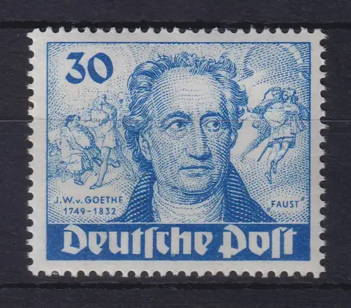 Berlin 1949 Goethe 30 Pfg. Mi.-Nr. 63 postfrisch **