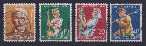 Bund 1958 Landwirtschaft Mi.-Nr. 297-300 alle Voll-O BREMEN